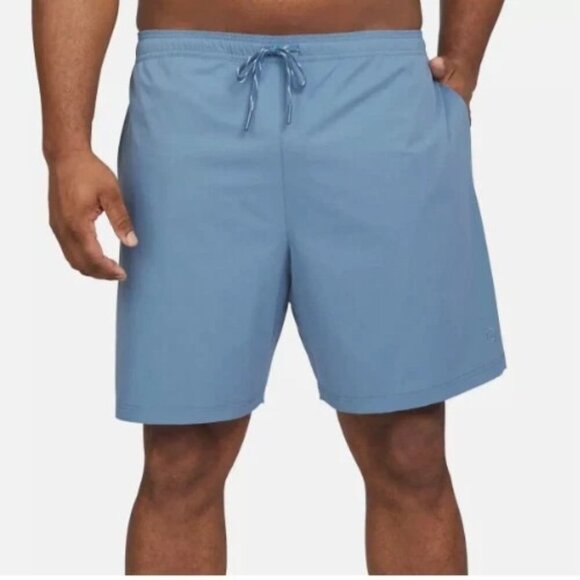 NEW Lands' End Mens S Blue Swim Shorts Quick Dry UPF 50 Polyester - Picture 1 of 7